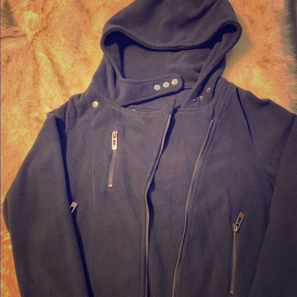 Navy Hooded Jacket